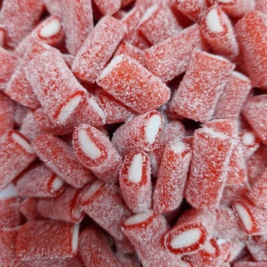 Vegan Sour Strawberry Bites - 1kg