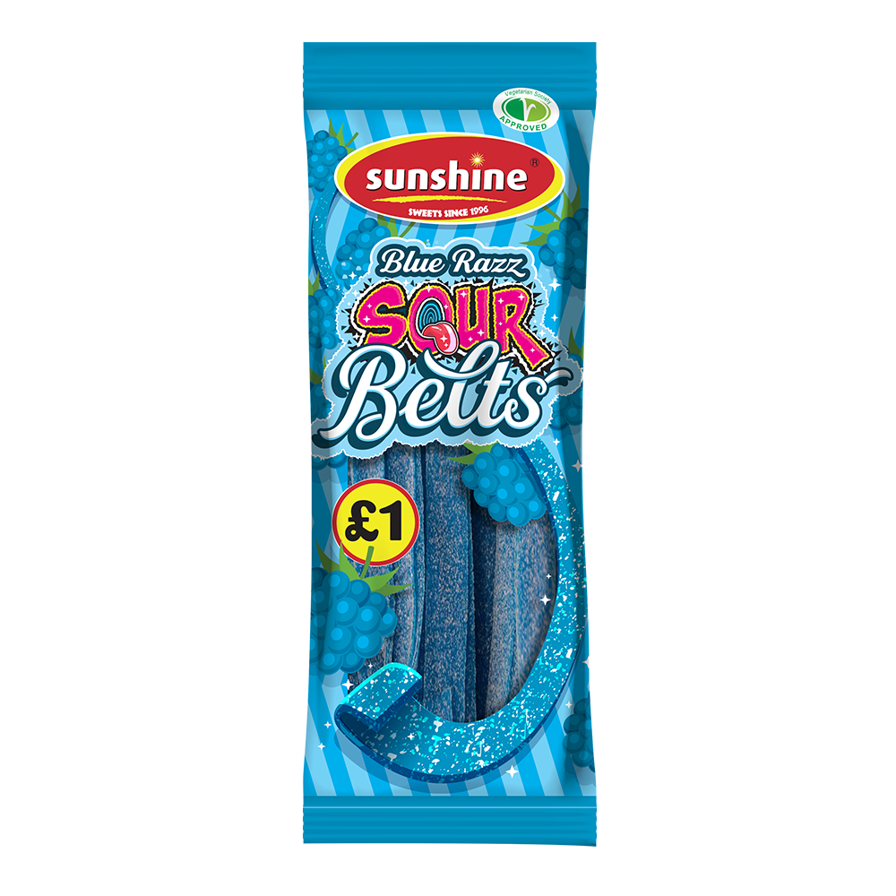 Blue Razz Sour Belts