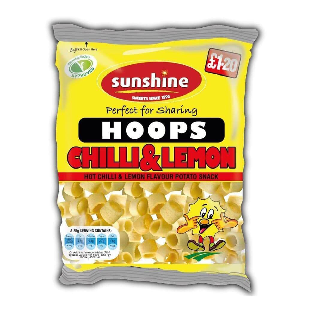 Chilli & Lemon Hoops - 12 x 70g