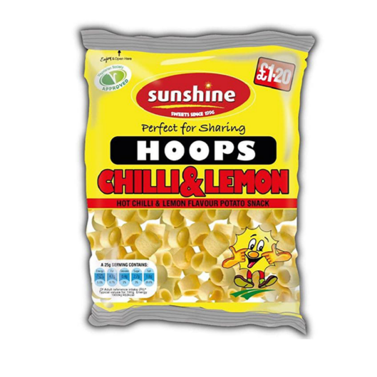 Chilli & Lemon Hoops - 12 x 70g