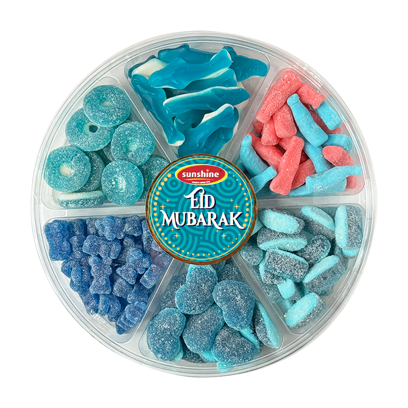 Eid Blue Mix Sweet Platter - 700g