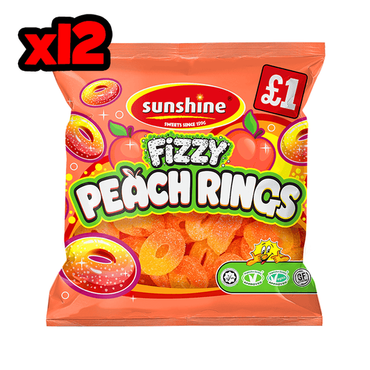 Fizzy Peach Rings - Share Bag