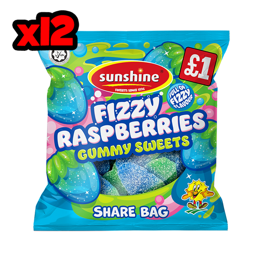 Fizzy Raspberries - Share Bag