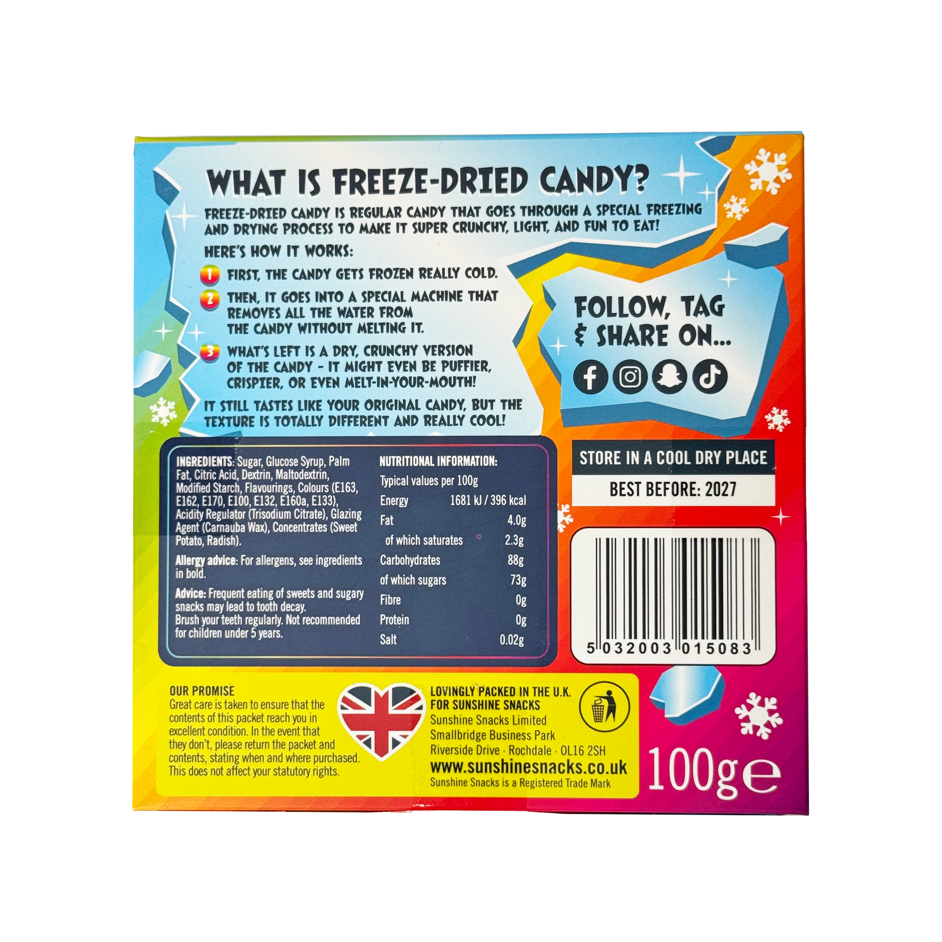 Freeze Blast - Rainbow Rocks Box