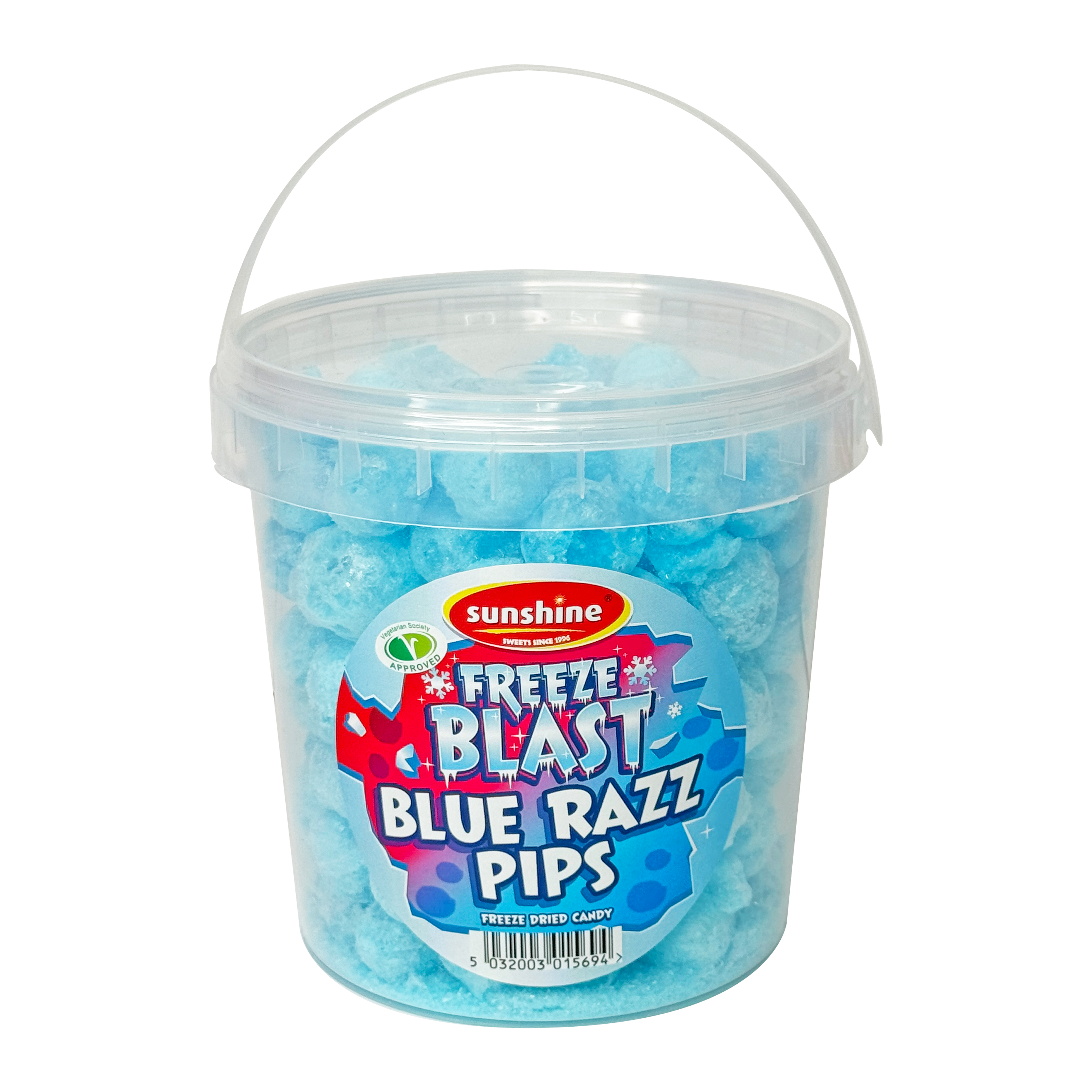 Freeze Blast - Blue Razz Pips Bucket