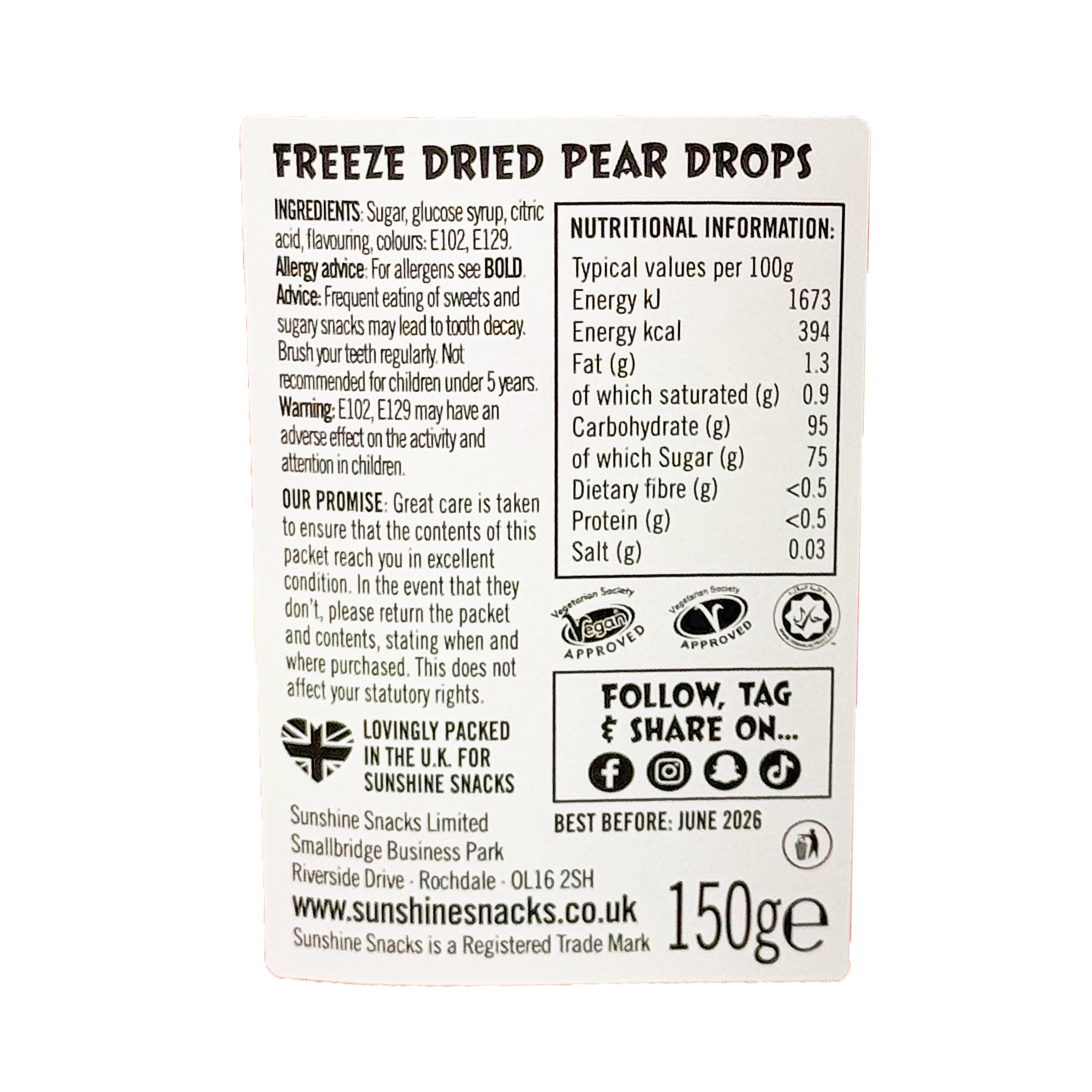 Freeze Blast - Pear Drops Bucket