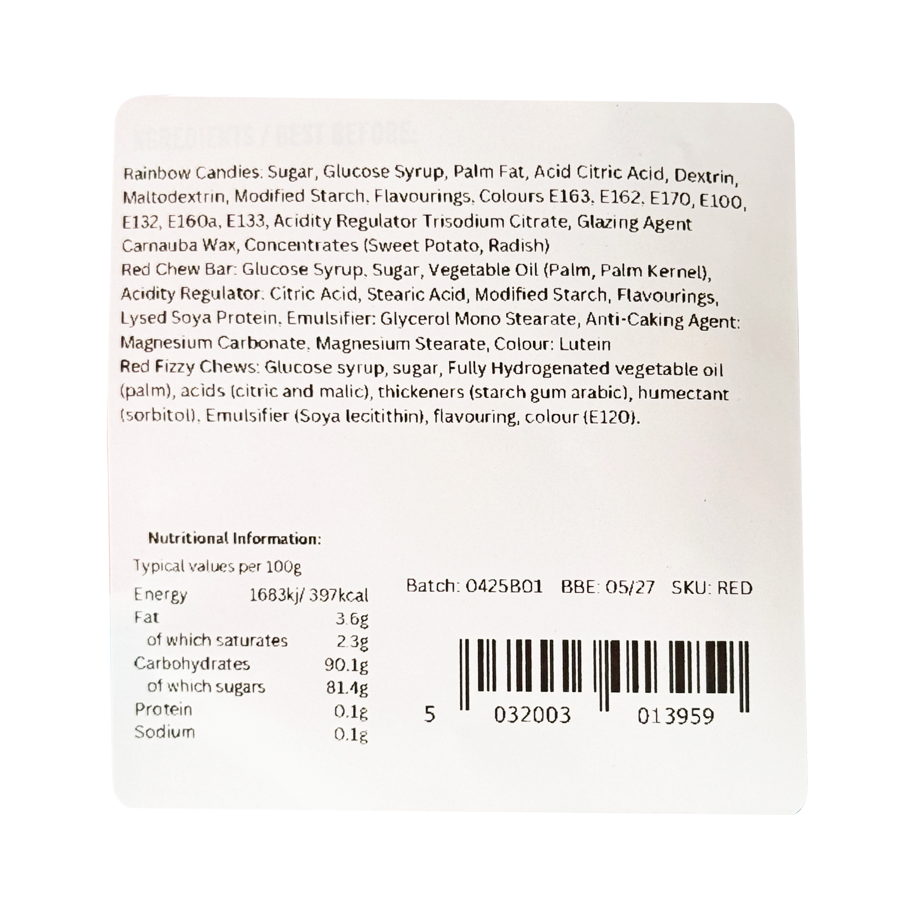 Freeze Blast - Red Mix