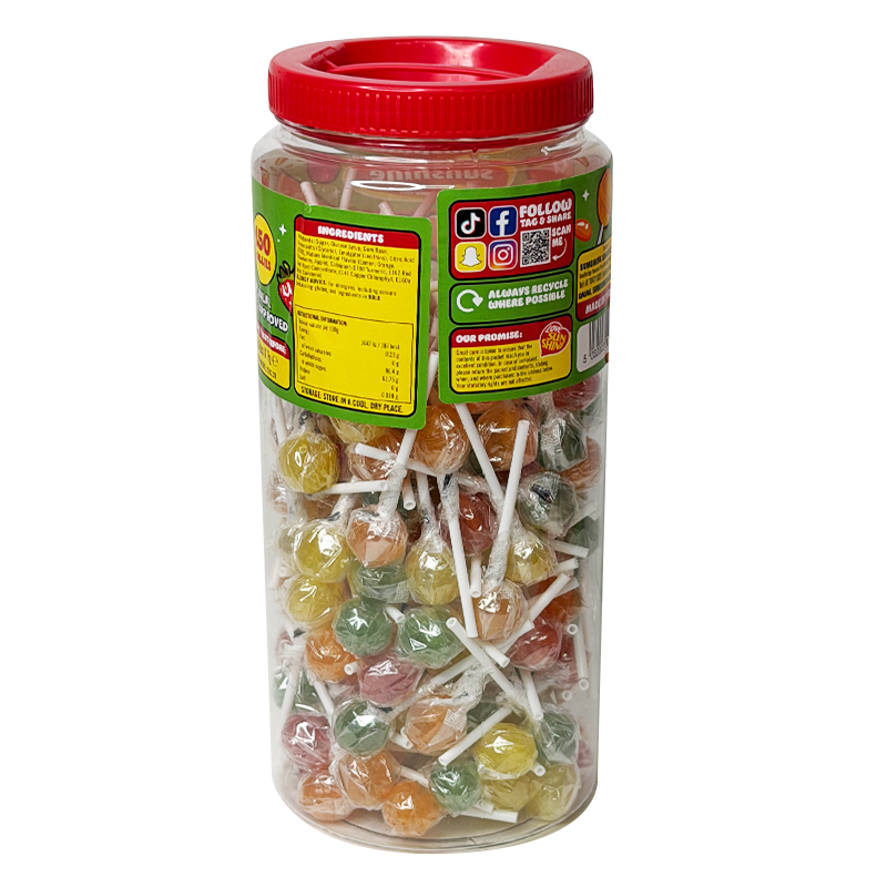 Fruity Lollies Tub - 150 Lollies