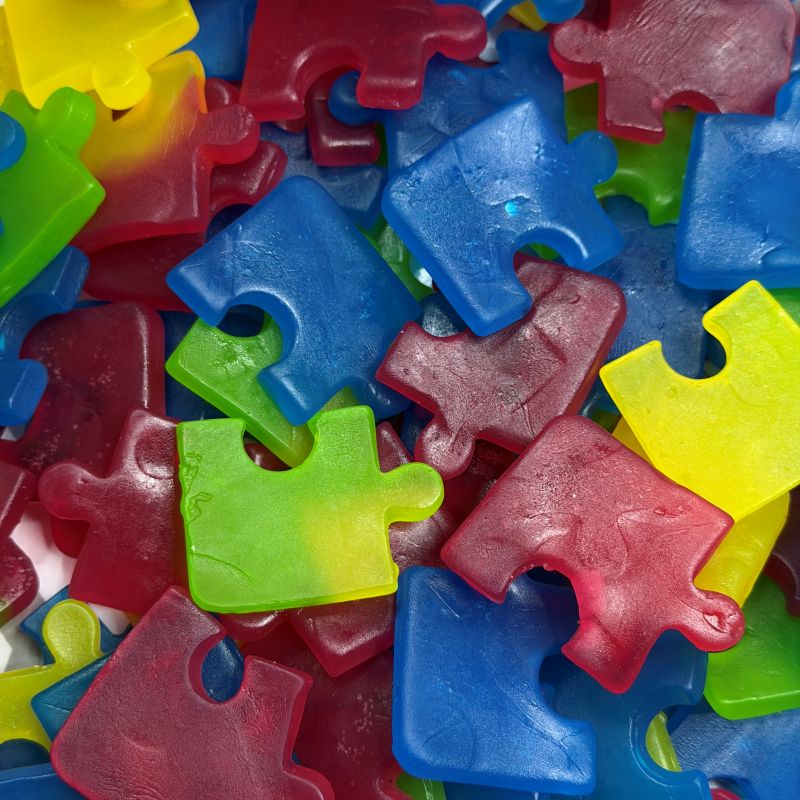 Vegan Jelly Jigsaw Pieces - 1kg