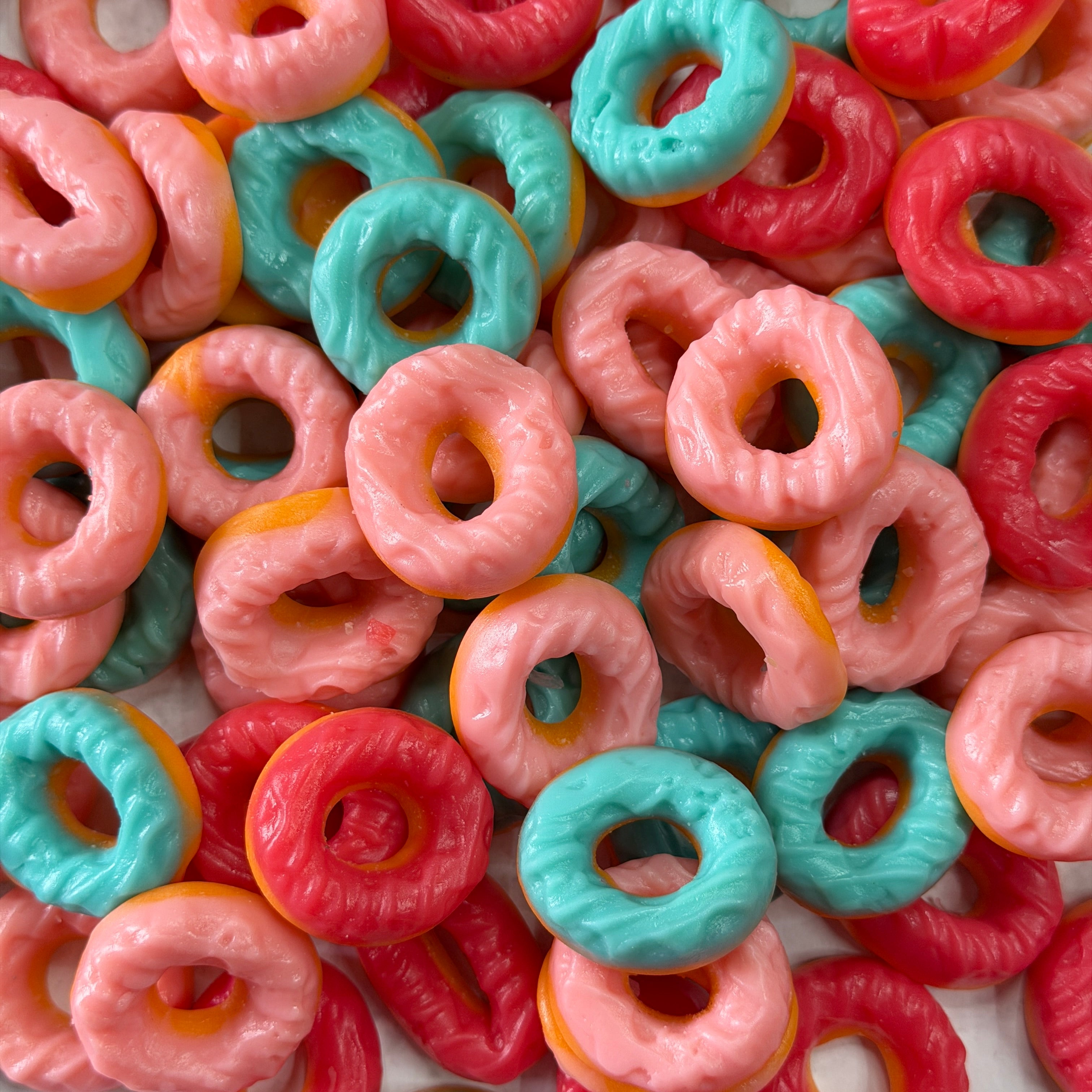 Gummy Neon Donuts - 1kg