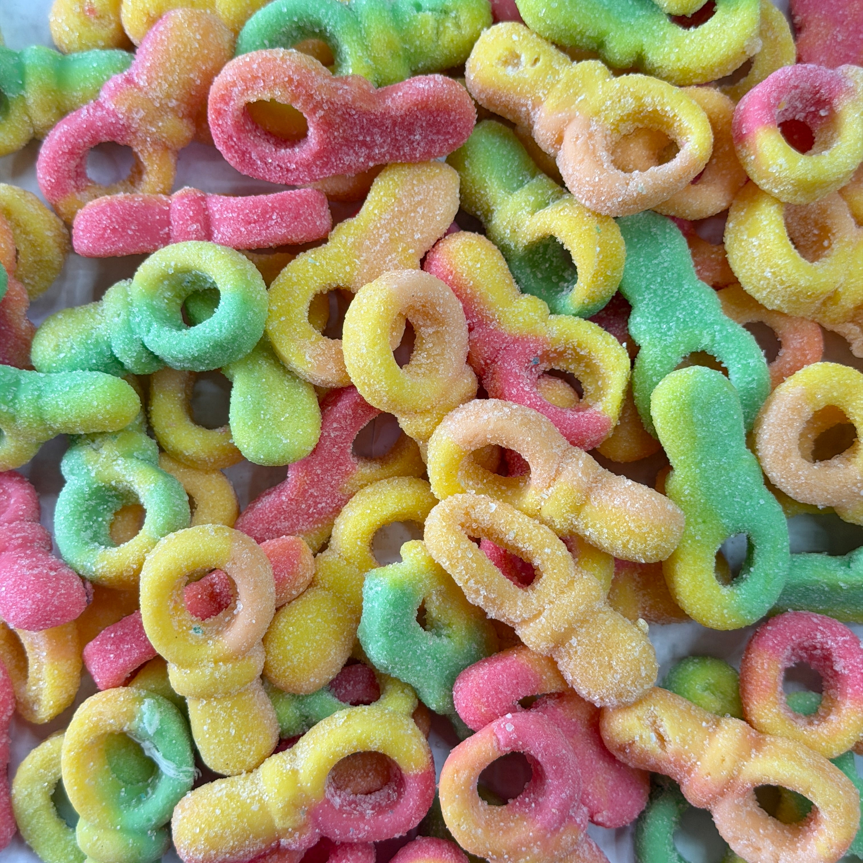 Fizzy Neon Dummies - 1kg