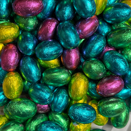 Milk Chocolate Foiled Eggs - 1kg
