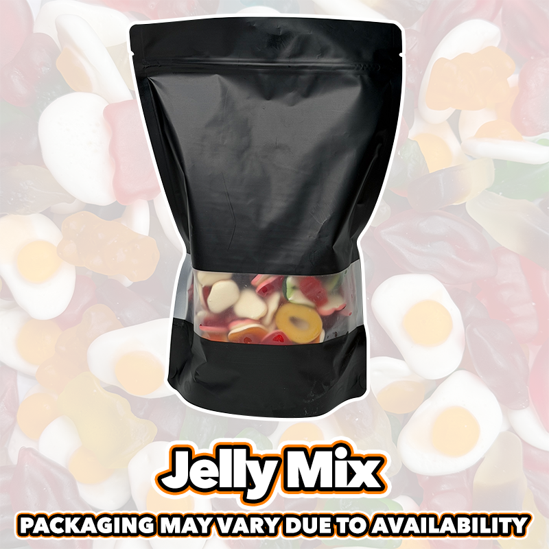 5kg + Empty Sweet Cones Bundle for £30 - 2x 1kg Jelly Mix, 2x 1kg Blue Mix, 1x Fizzy Mix & 200 Empty Sweet Cones
