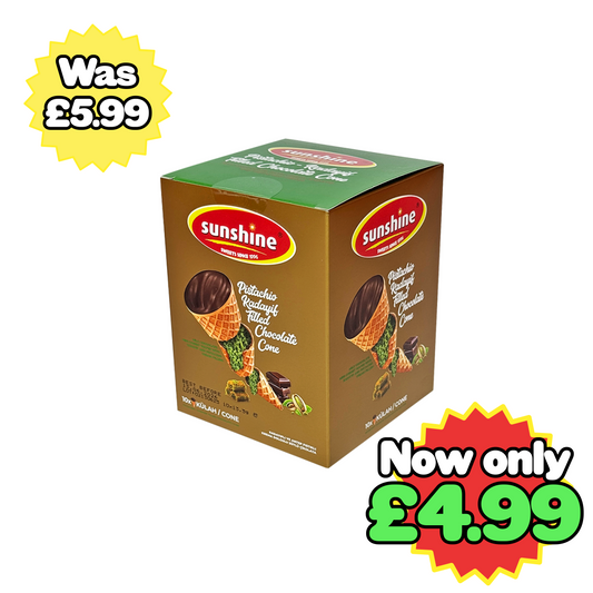 Kunafa Chocolate Cones - 10 pieces