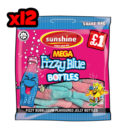 Mega Fizzy Blue Bottles