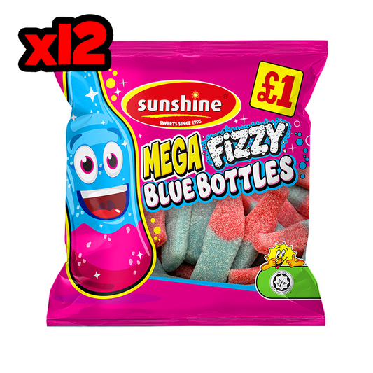 Mega Fizzy Blue Bottles - Share Bag