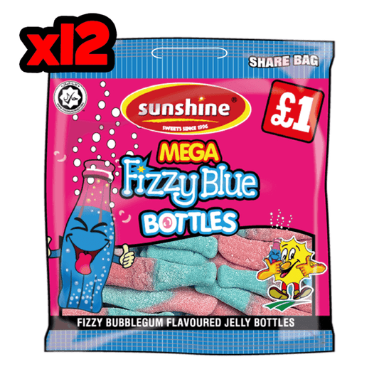 Mega Fizzy Blue Bottles