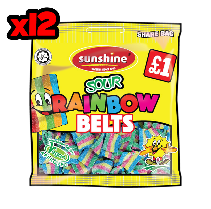 Sour Rainbow Belts