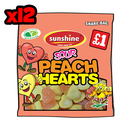 Sour Peach Hearts