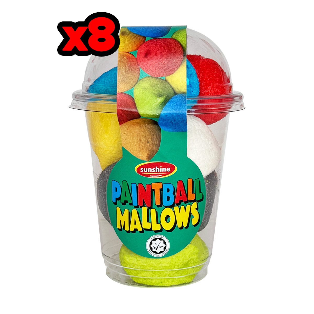 Paintball Mallows - 8 x 140g