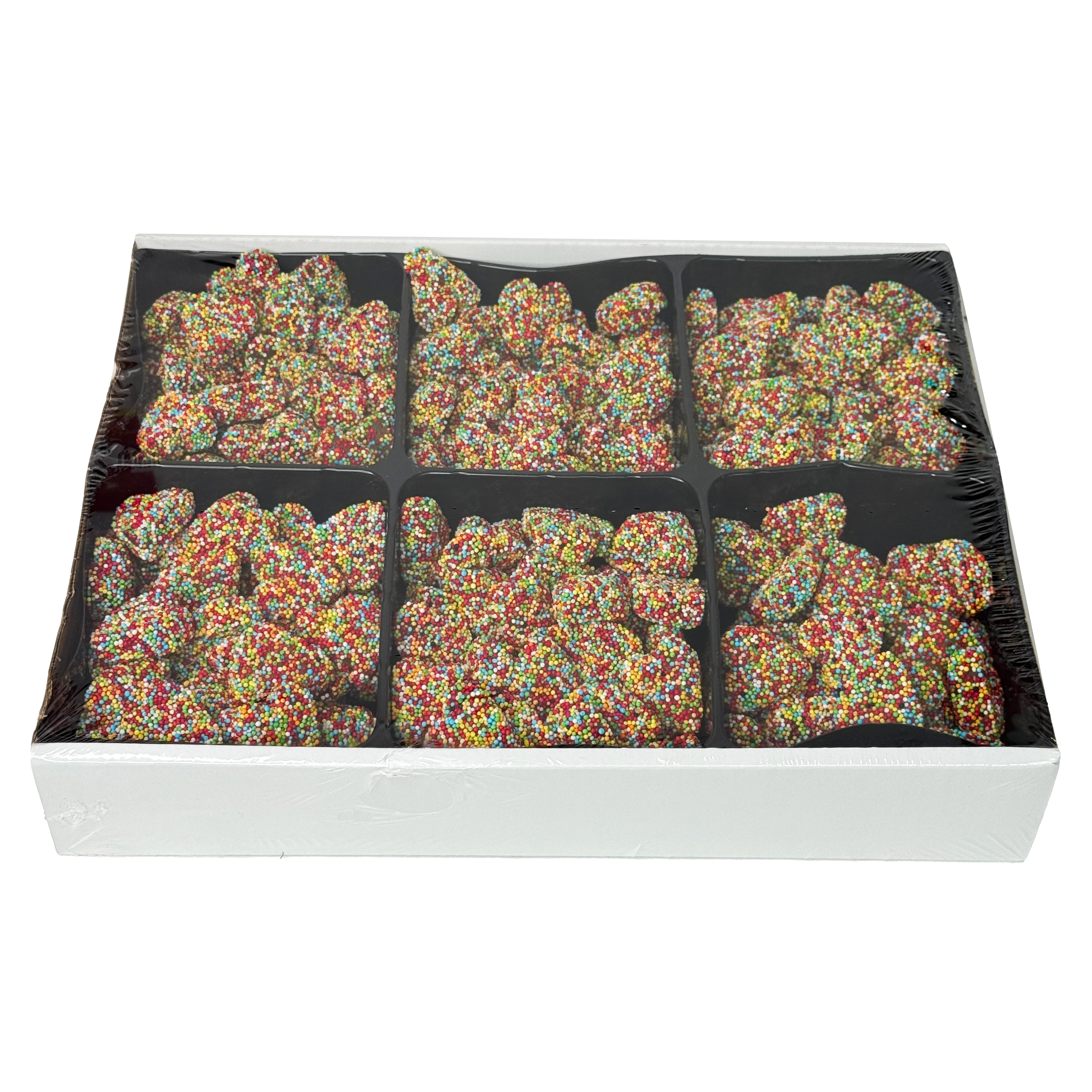 Vegan Rainbow Heart Gummies Tray - 3kg