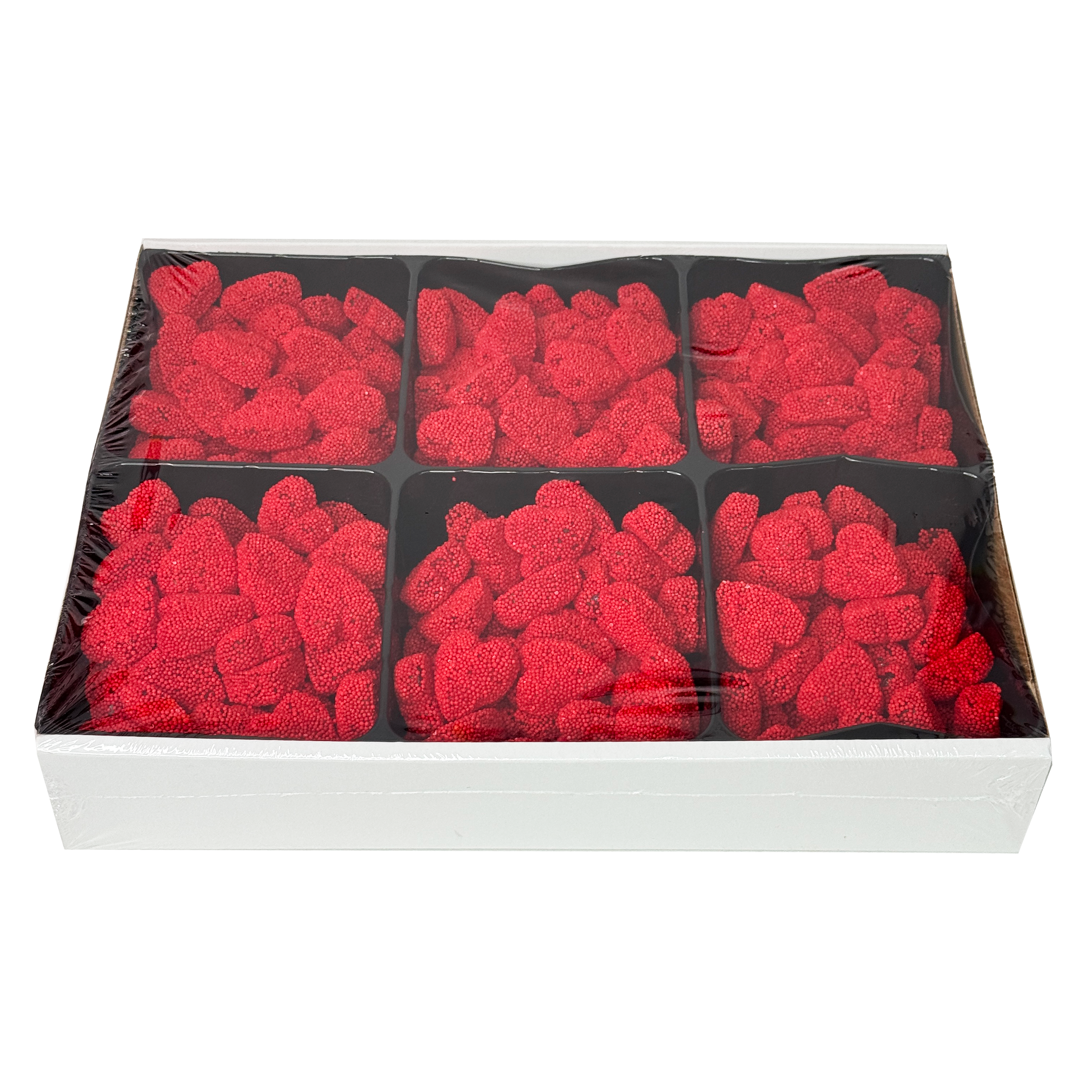 Vegan Red Heart Gummies Tray - 3kg