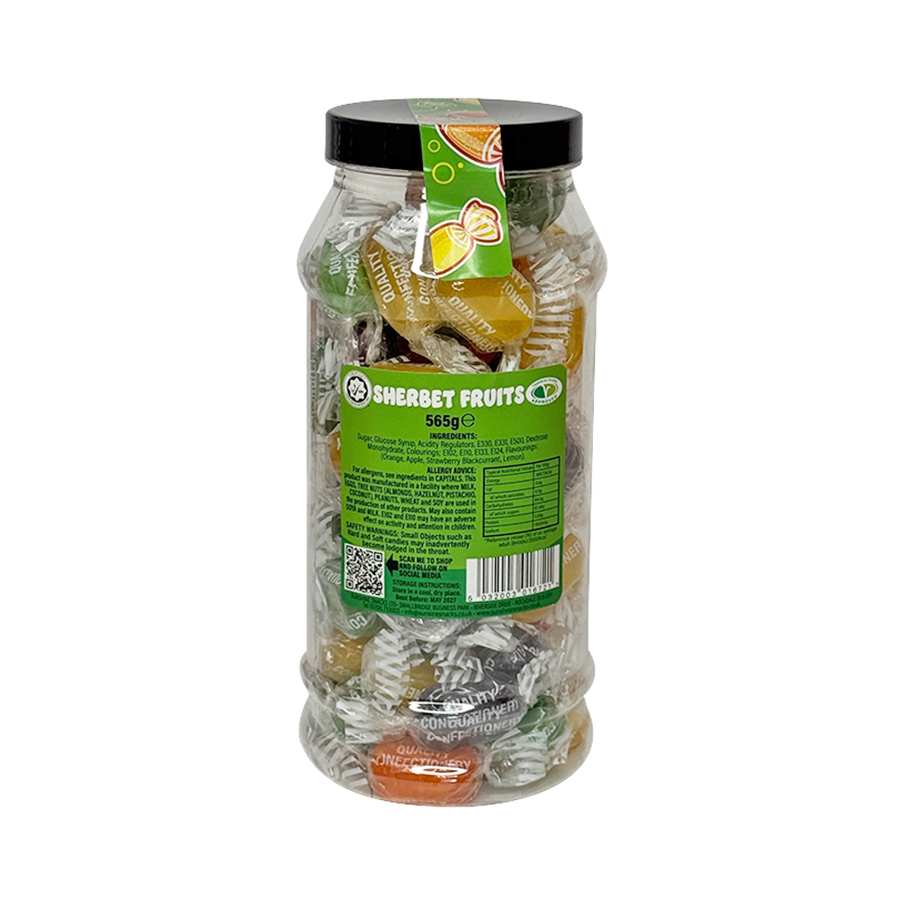 Sherbet Fruits Retro Jar - 565g