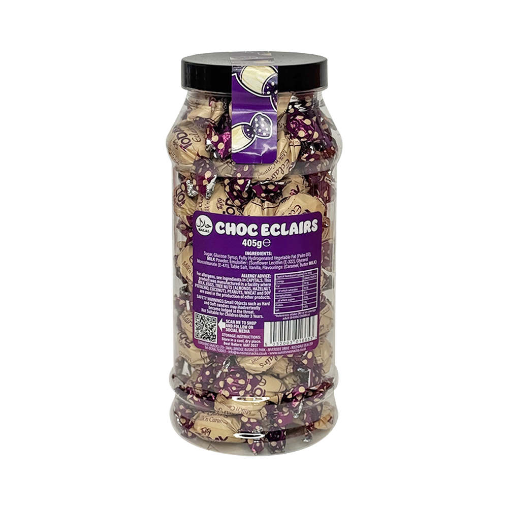 Choc Eclairs Retro Jar - 405g