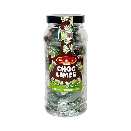 Choc Limes Retro Jar - 520g