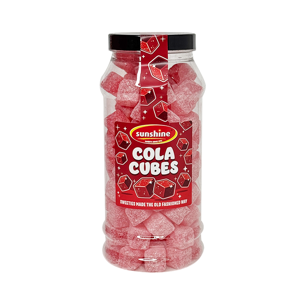 Cola Cubes Retro Jar - 735g