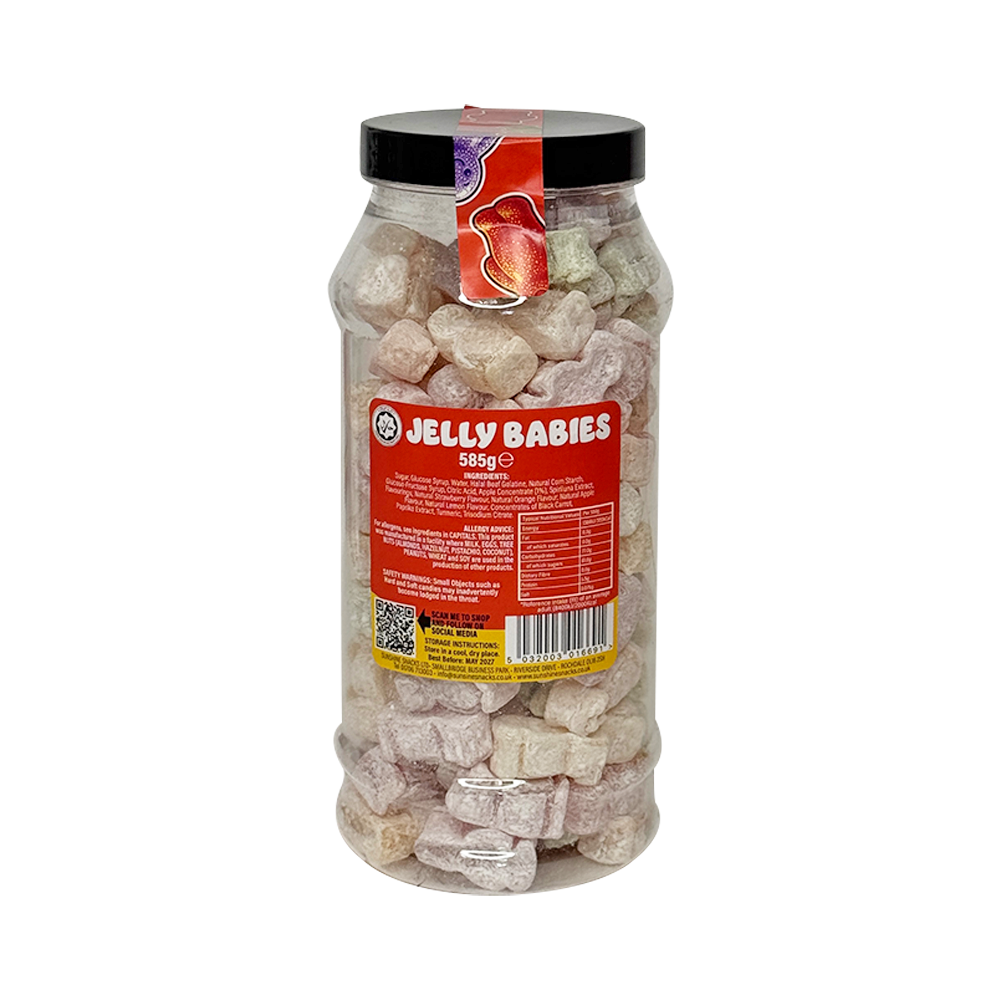 Jelly Babies Retro Jar - 585g