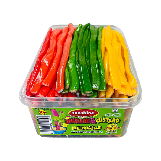 Rhubarb & Custard Pencils - 100 Pieces