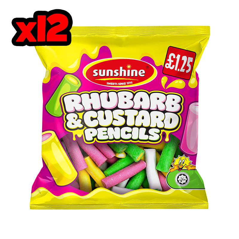 Rhubarb & Custard Pencils - Share Bag