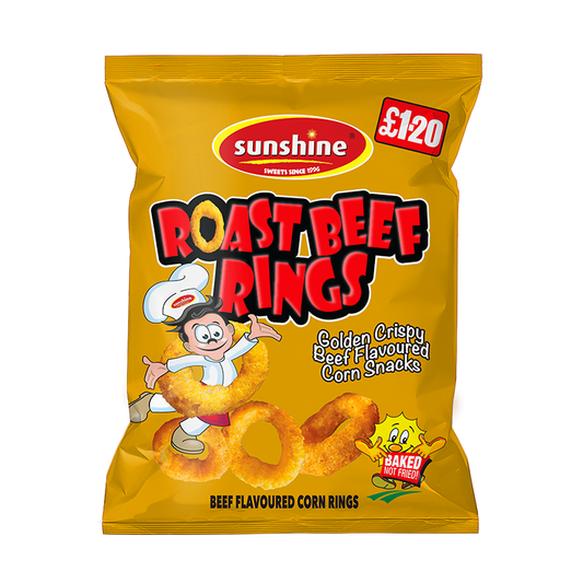 Roast Beef Rings - 12 x 100g