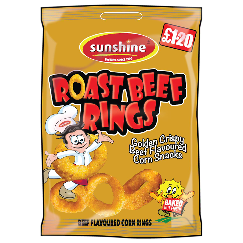 Roast Beef Rings - 12 x 100g
