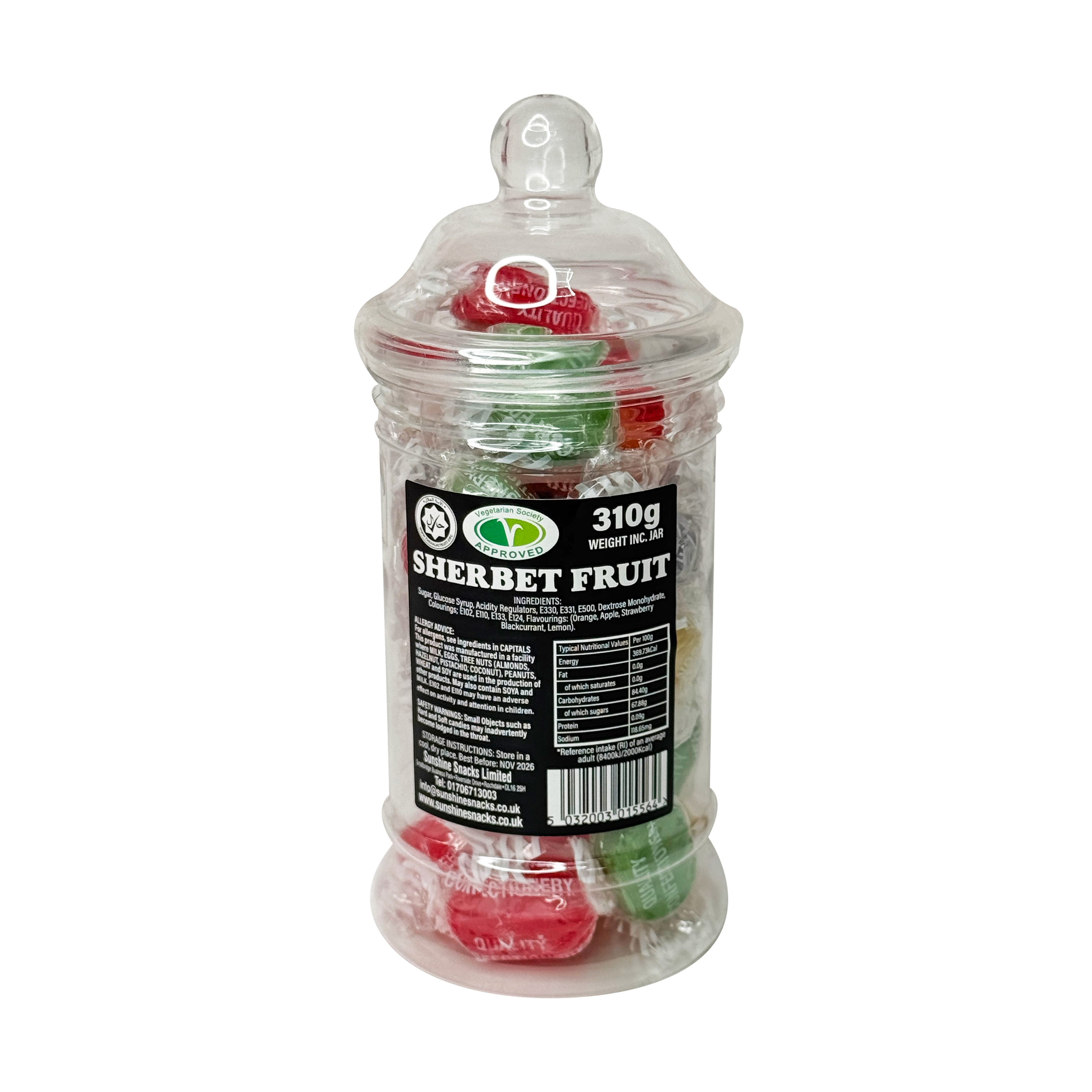 Sherbet Fruit 310g - Sweet Jar