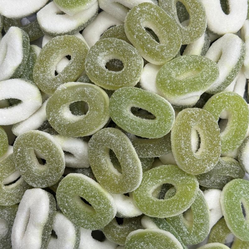 Fizzy Apple Rings - 1kg