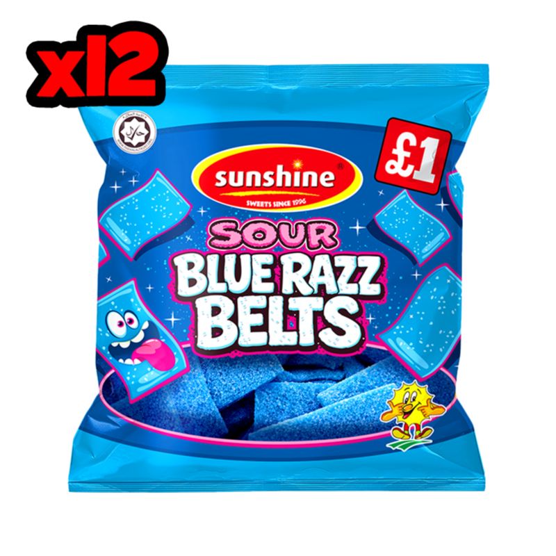 Sour Blue Razz Belts - Share Bag
