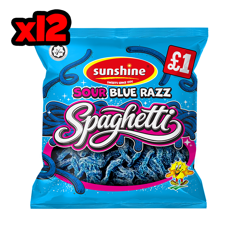 Sour Blue Razz Spaghetti - Share Bag