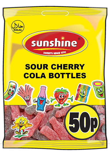 Sour Cherry Cola Bottles