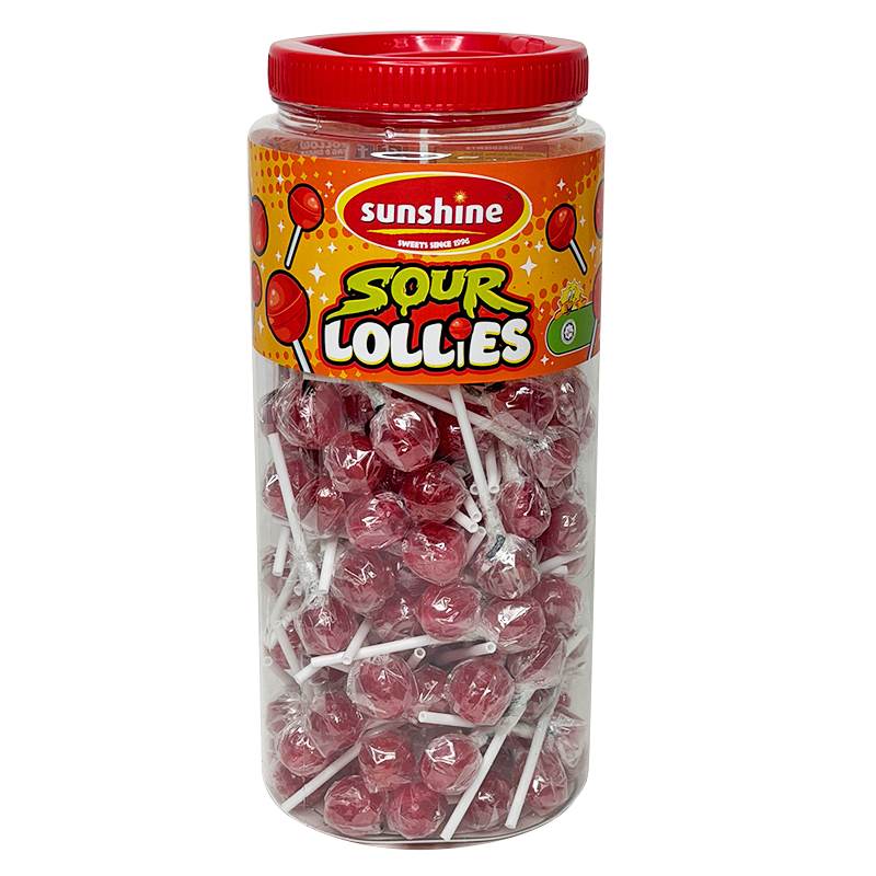 Sour Lollies Tub - 150 Lollies