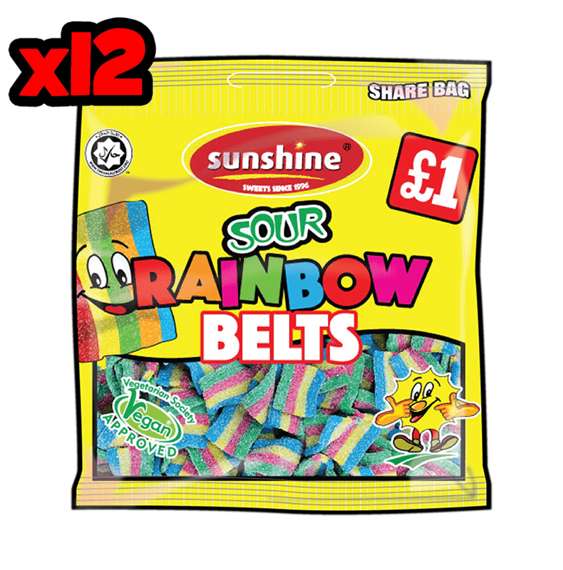 Sour Rainbow Belts