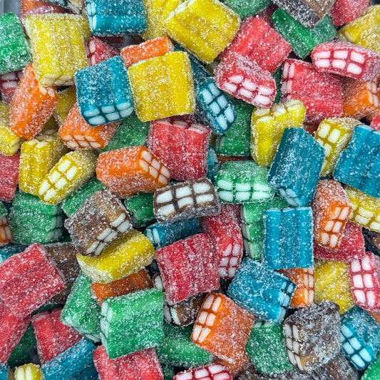 Vegan Sour Rainbow Bricks  - 2kg