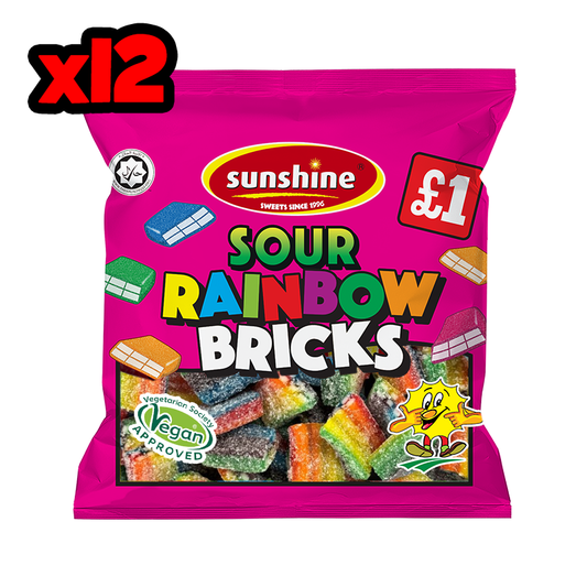 Sour Rainbow Bricks - Share Bag