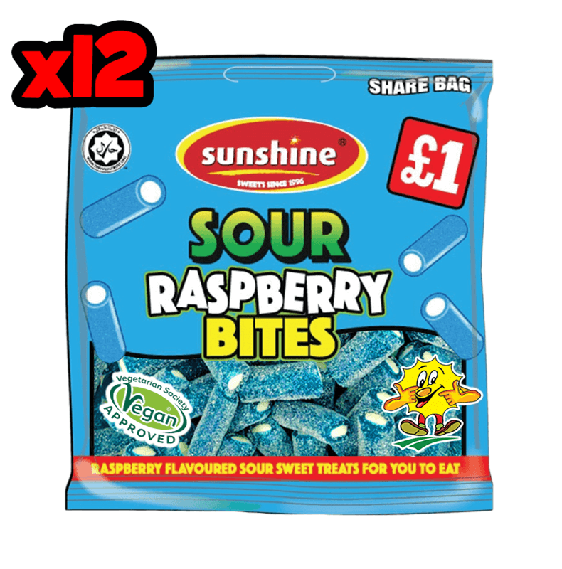 Standard Issue Sour Raspberry Sour Raspberry Bites – Sunshine Snacks Ltd