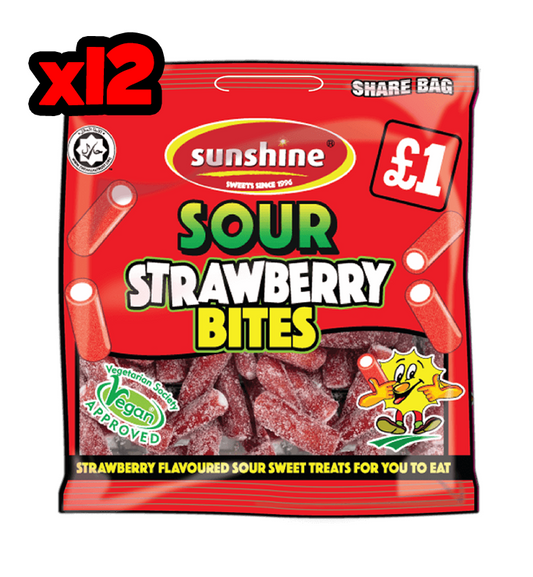 Sour Strawberry Bites