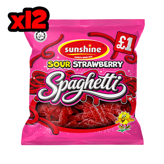 Sour Strawberry Spaghetti - Share Bag
