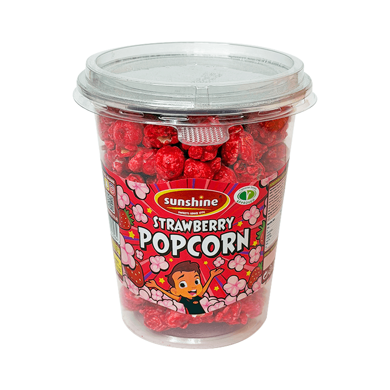 Strawberry Popcorn Tub - 120g