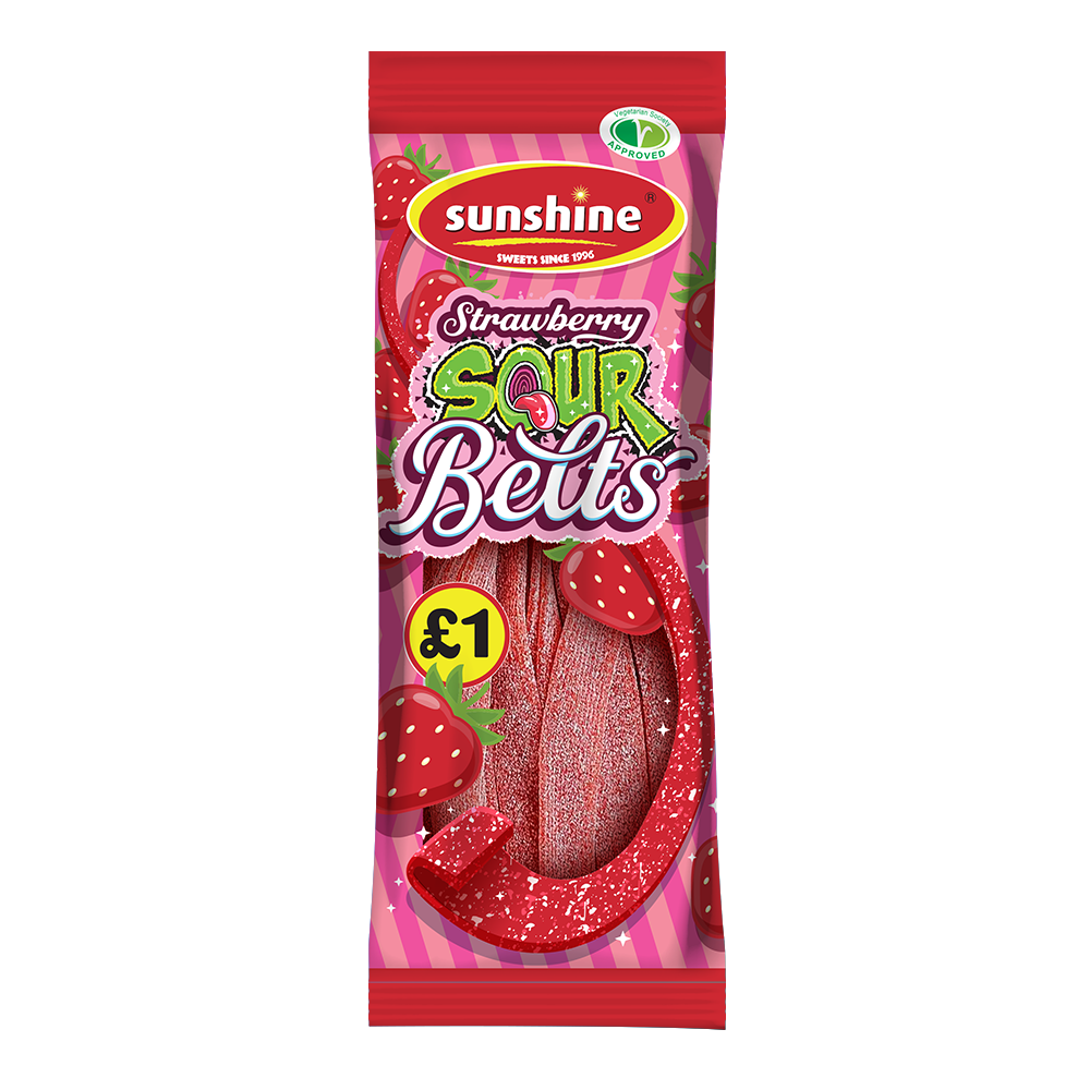Strawberry Sour Belts