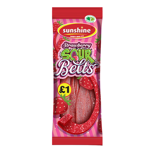 Strawberry Sour Belts